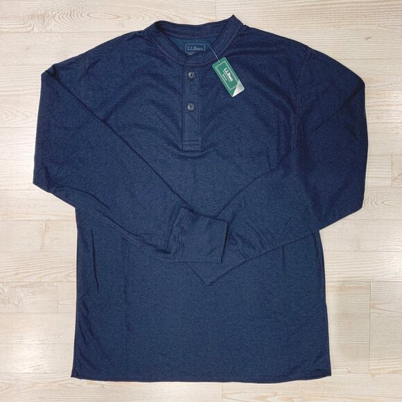 NEW L.L. Bean Men's Two-Layer River Driver's Henley Shirt - Picture 1 of 8